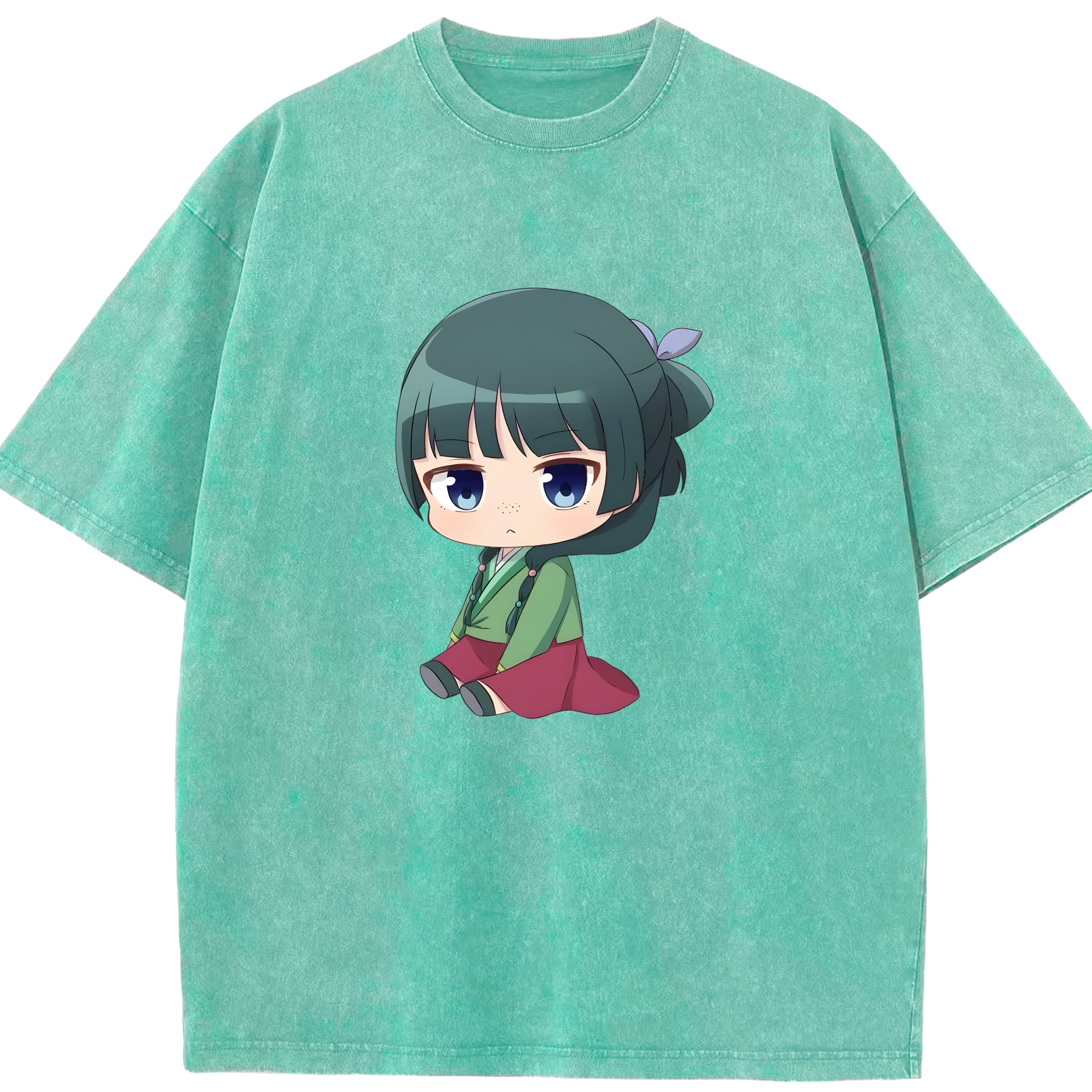 （画像用） 薬屋のひとりごと The Apothecary Diaries 綿100% ヴィンテージ風 半袖Tシャツ（フロントプリント）